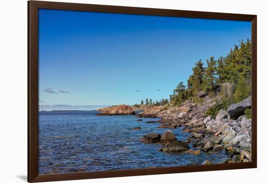 Rugged North Shore of Lake Superior, Ontario, Canada-null-Framed Photographic Print