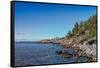 Rugged North Shore of Lake Superior, Ontario, Canada-null-Framed Stretched Canvas