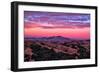 Rugged Red Skies Over Mount Diablo, Walnut Creek California-Vincent James-Framed Photographic Print