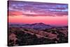 Rugged Red Skies Over Mount Diablo, Walnut Creek California-Vincent James-Stretched Canvas