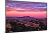 Rugged Red Skies Over Mount Diablo, Walnut Creek California-Vincent James-Mounted Premium Photographic Print