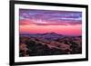 Rugged Red Skies Over Mount Diablo, Walnut Creek California-Vincent James-Framed Photographic Print