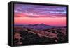 Rugged Red Skies Over Mount Diablo, Walnut Creek California-Vincent James-Framed Stretched Canvas