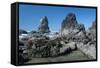 Rugged Sea Stacks Near Haystack Rock at Cannon Beach, Oregon-Greg Probst-Framed Stretched Canvas