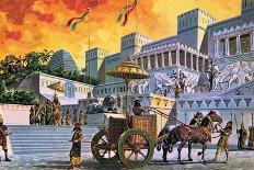 The Great City of Nineveh-Ruggero Giovannini-Stretched Canvas
