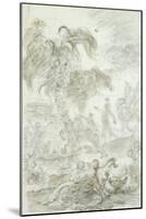 Ruggiero Arrives at the Threshold of Alcina's Palace-Jean-Honoré Fragonard-Mounted Giclee Print
