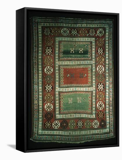 Rugs and Carpets: Caucasus Region - Kazak Borcialu Carpet-null-Framed Stretched Canvas