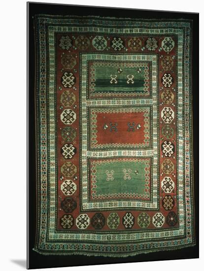 Rugs and Carpets: Caucasus Region - Kazak Borcialu Carpet-null-Mounted Giclee Print