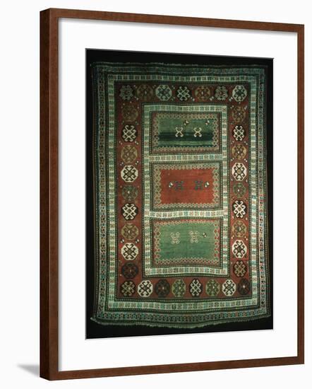 Rugs and Carpets: Caucasus Region - Kazak Borcialu Carpet-null-Framed Giclee Print