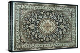 Rugs and Carpets: Iran - Nain Carpet-null-Stretched Canvas