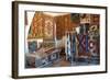 Rugs and Scarves at a Monastery, North Cyprus-Peter Thompson-Framed Photographic Print