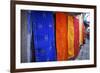 Rugs Hung on the Wall in Chefchaouen, Morocco, North Africa, Africa-Simon Montgomery-Framed Photographic Print