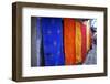 Rugs Hung on the Wall in Chefchaouen, Morocco, North Africa, Africa-Simon Montgomery-Framed Photographic Print