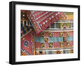 Rugs, Quartier Habous, New Medina, Casablanca, Morocco-Walter Bibikow-Framed Photographic Print