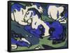 Ruhende Pferde-Franz Marc-Framed Stretched Canvas