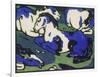 Ruhende Pferde-Franz Marc-Framed Premium Giclee Print