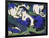 Ruhende Pferde-Franz Marc-Framed Premium Giclee Print