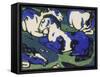 Ruhende Pferde-Franz Marc-Framed Stretched Canvas