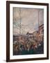 'Ruhleben Prison Camp, Christmas Dinner', 1917-Nicolaas Wilhelm Jungmann-Framed Giclee Print