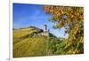 Ruin FŸrstenberg Castle Above the Town Rheindiebach Above Autumn-Coloured Vineyards-Uwe Steffens-Framed Photographic Print