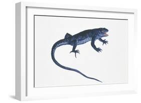 Ruin Lizard (Podarcis Sicula)-null-Framed Giclee Print