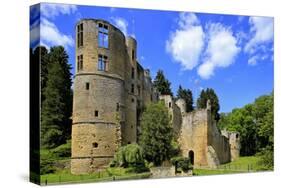 Ruin of Beaufort Castle in Beaufort, Canton of Echternach, Grand Duchy of Luxembourg, Europe-Hans-Peter Merten-Stretched Canvas