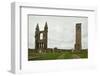 Ruin of St Andrews Cathedral in St Andrews Scotland-trotalo-Framed Photographic Print