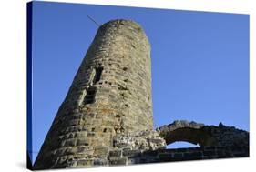 Ruin of the height castle of castle Staufeneck, Salach, Baden-Wurttemberg, Germany-Michael Weber-Stretched Canvas