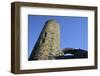 Ruin of the height castle of castle Staufeneck, Salach, Baden-Wurttemberg, Germany-Michael Weber-Framed Photographic Print