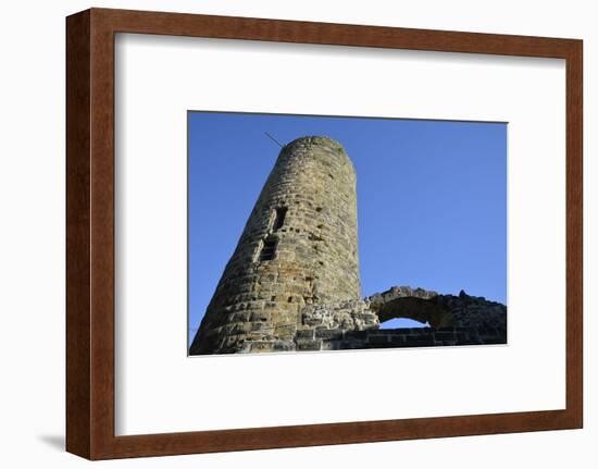 Ruin of the height castle of castle Staufeneck, Salach, Baden-Wurttemberg, Germany-Michael Weber-Framed Photographic Print