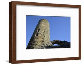 Ruin of the height castle of castle Staufeneck, Salach, Baden-Wurttemberg, Germany-Michael Weber-Framed Photographic Print