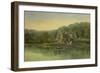 Ruined Abbey on a River, C.1880-Robert Weir Allan-Framed Giclee Print