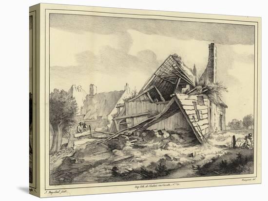 Ruined Building-Jacob Isaaksz Ruisdael-Stretched Canvas