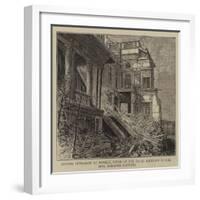 Ruined Bungalow at Bombay, Scene of the Fatal Accident to the Honourable Narayen Vasudeo-null-Framed Giclee Print