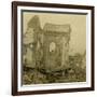 Ruined church, Combles, northern France, c1914-c1918-Unknown-Framed Photographic Print