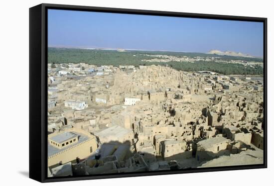 Ruined Citadel, Siwa, Egypt, 1992-Vivienne Sharp-Framed Stretched Canvas