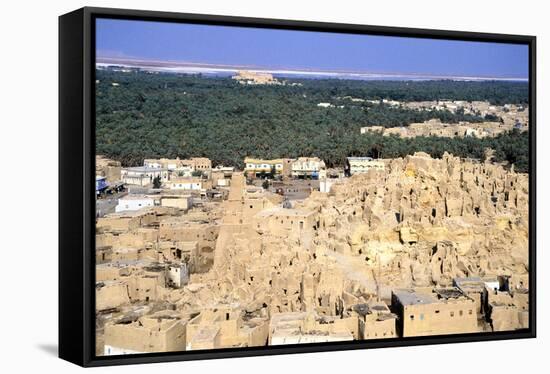 Ruined Citadel, Siwah, Egypt-Vivienne Sharp-Framed Stretched Canvas