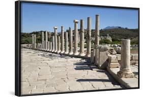 Ruined Colonnaded Main Street-Stuart Black-Framed Photographic Print