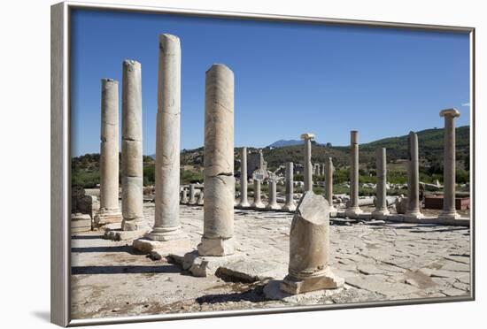 Ruined Colonnaded Main Street-Stuart Black-Framed Photographic Print