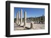 Ruined Colonnaded Main Street-Stuart Black-Framed Photographic Print