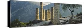 Ruined Columns, Temple of Apollo, Delphi, Greece-null-Stretched Canvas