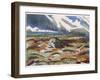 Ruined Country, Vimy, British Artists at the Front, Continuation of the Western Front, Nash, 1918-Paul Nash-Framed Giclee Print