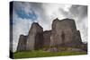 Ruined Medieval Castle Landscape with Dramatic Sky-Veneratio-Stretched Canvas