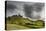 Ruined Medieval Castle Landscape with Dramatic Sky-Veneratio-Stretched Canvas