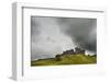 Ruined Medieval Castle Landscape with Dramatic Sky-Veneratio-Framed Photographic Print