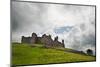 Ruined Medieval Castle Landscape with Dramatic Sky-Veneratio-Mounted Photographic Print
