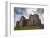 Ruined Medieval Castle Landscape with Dramatic Sky-Veneratio-Framed Photographic Print