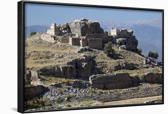 Ruined Stadium and Acropolis, Tlos, Near Kalkan-Stuart Black-Framed Photographic Print