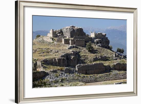 Ruined Stadium and Acropolis, Tlos, Near Kalkan-Stuart Black-Framed Photographic Print