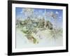 Ruined Temple, Tikal, Guatemala, 1984-James Reeve-Framed Giclee Print